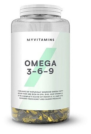 Омега жирные кислоты Myprotein Omega 3-6-9 (120 капсул) — купить по выгодной цене на Яндекс.Маркете